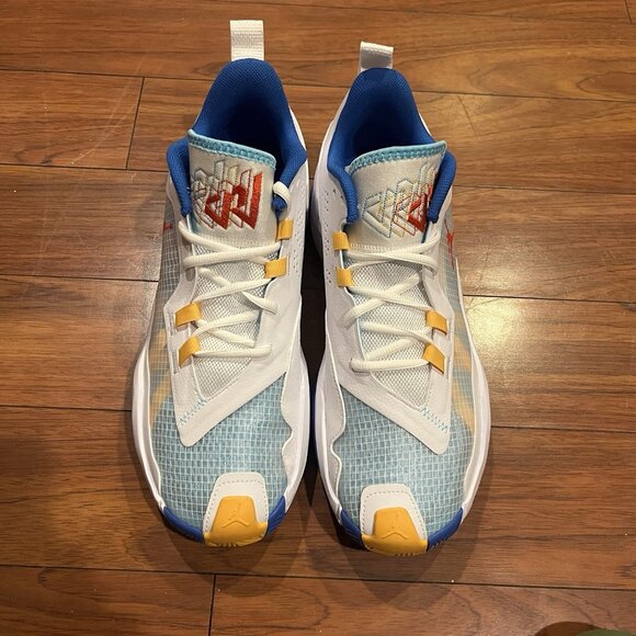 Nike Air Jordan One Take 4 White Blue Basketball Shoes Size 11.5 - Picture 3 of 7